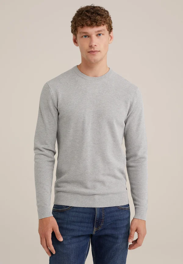THE PIQUE - Strickpullover - grau