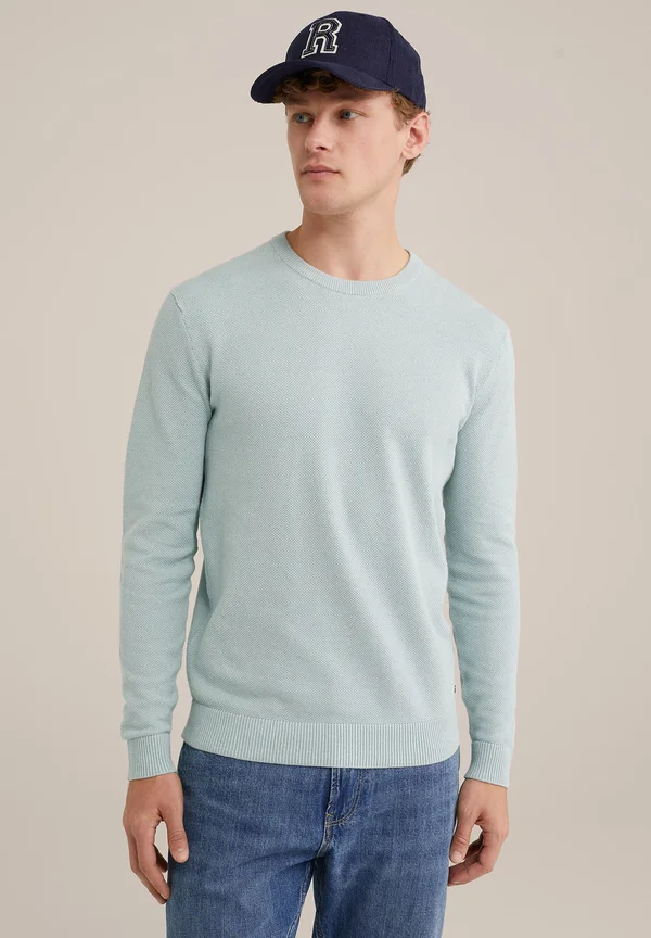THE PIQUE - Strickpullover - ice blue
