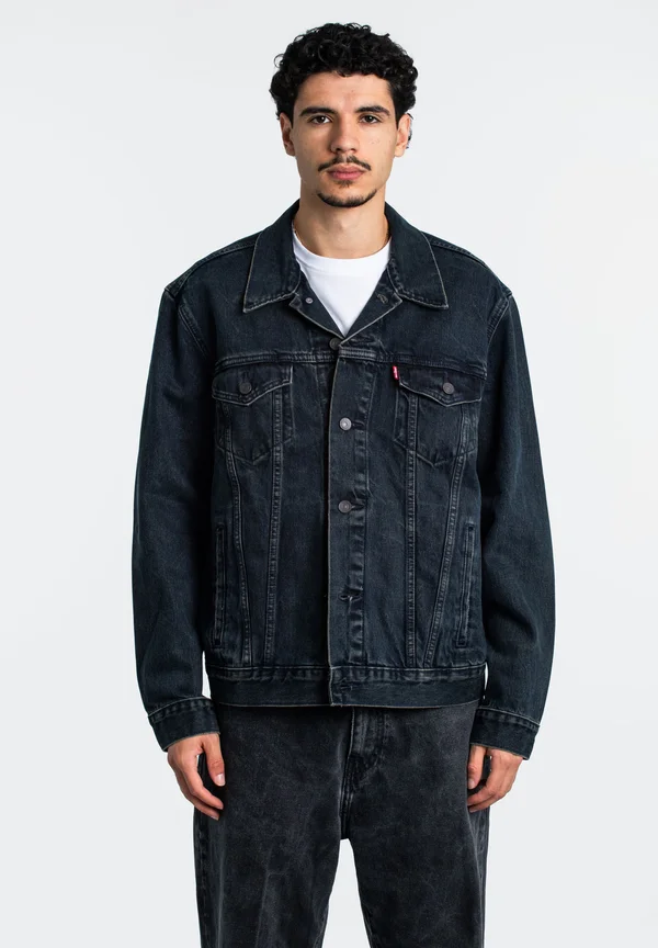 THE TRUCKER - Jeansjacke - blue