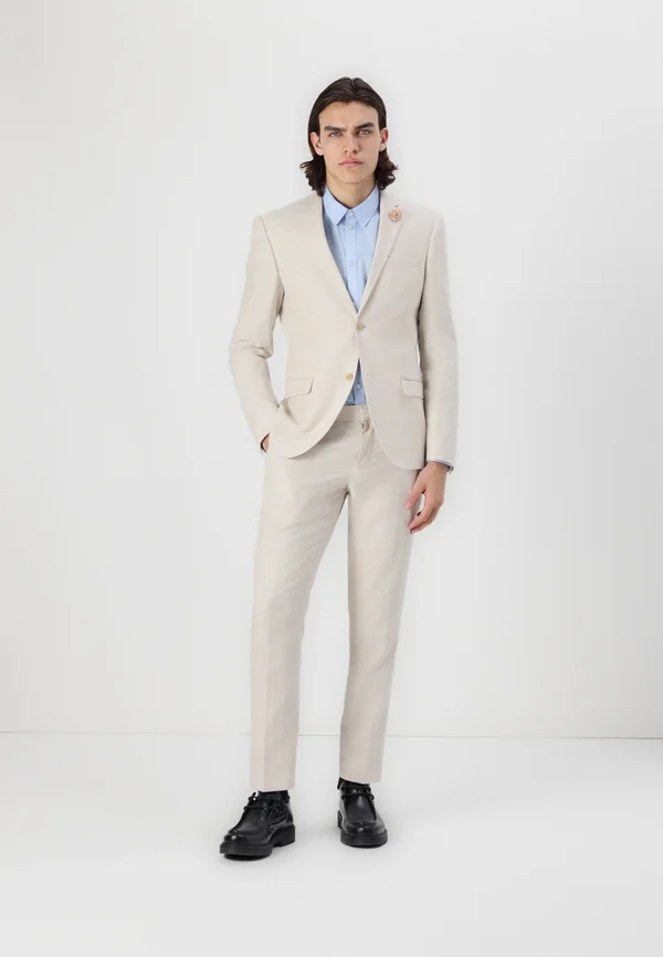 THE WEDDING LOOK SUIT SLIM - Anzug - beige