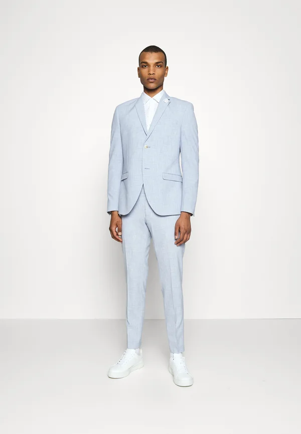 THE WEDDING SUIT SET - Anzug - blue melange