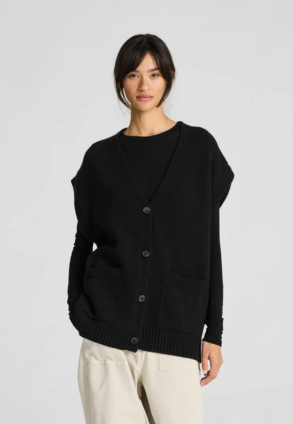 Thea - Strickjacke - black