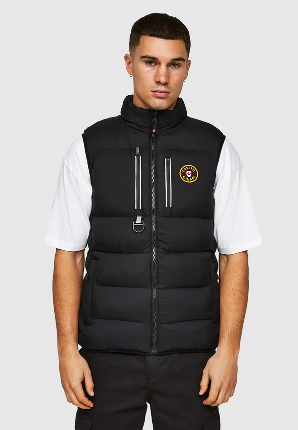 THELICCI PUFFER GILET - Weste - jet black