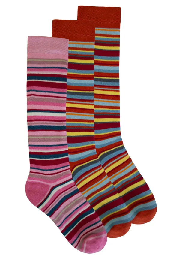 THERMAL STRIPE TIGHTS 3 PACK - Kniestrümpfe - multi-coloured