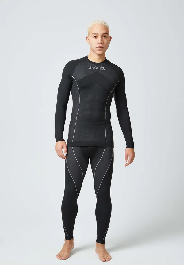 THERMO SET - Unterhemd/-shirt - schwarz