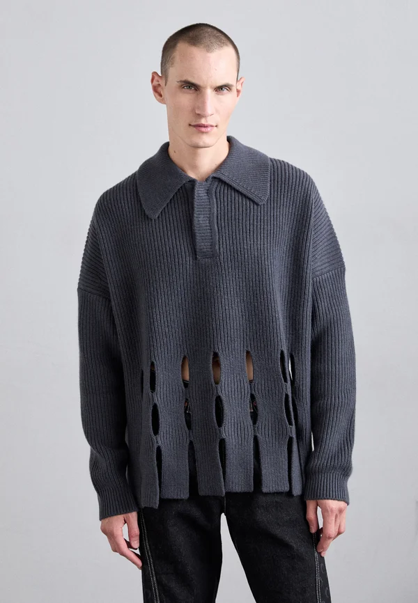 THIAGO - Strickpullover - schoolgrey