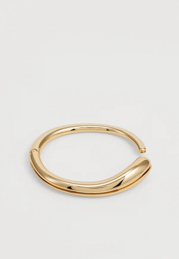 THIN PIERCED CUFF - Armband - light brass