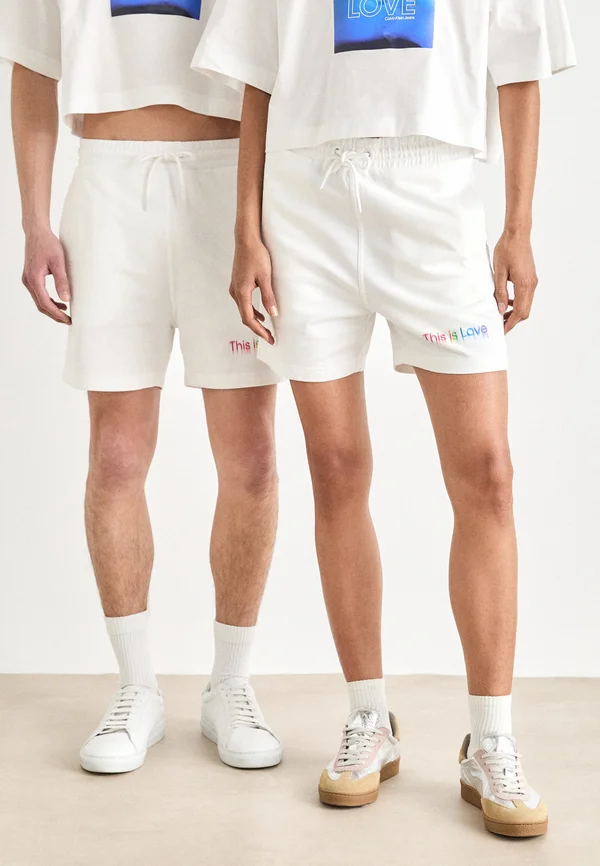 THIS IS LOVE GRAPHIC UNISEX - Jogginghose - bright white