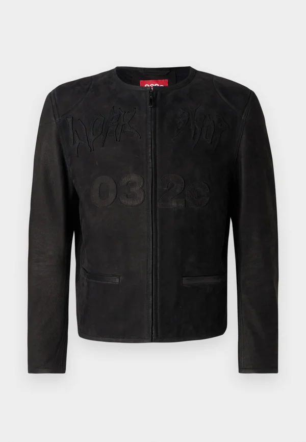 THISTLES JANKER UNISEX  - Lederjacke - black