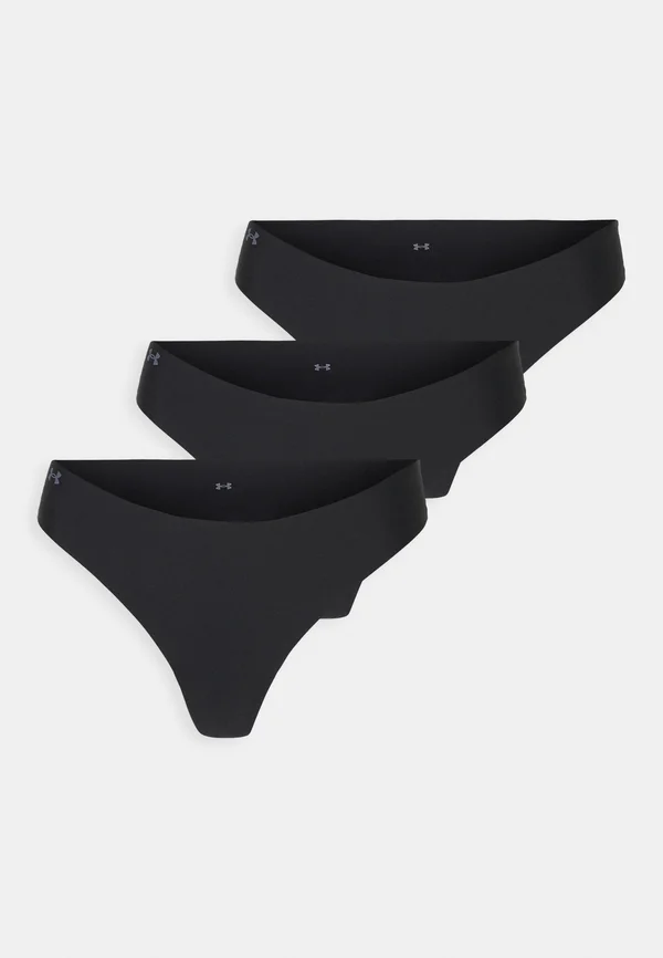 THONG PURE NO SHOW SOLID 3 PACK - String - black
