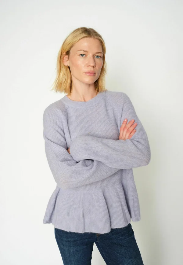 THORA O NECK - Strickpullover - eventide