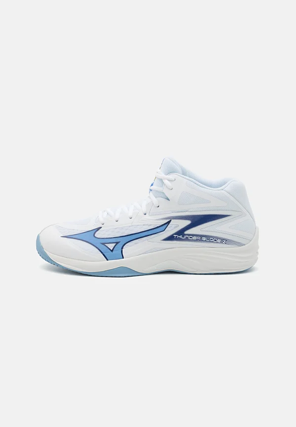 THUNDER BLADE Z MID - Volleyballschuh - white/bellwether blue/bel air blue