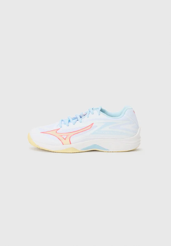 THUNDER BLADE Z - Volleyballschuh - white/calypso coral/pale banana