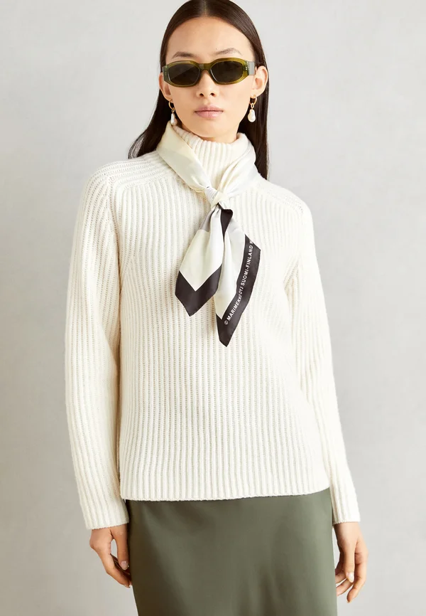 THYRA HIGHNECK - Strickpullover - ecru