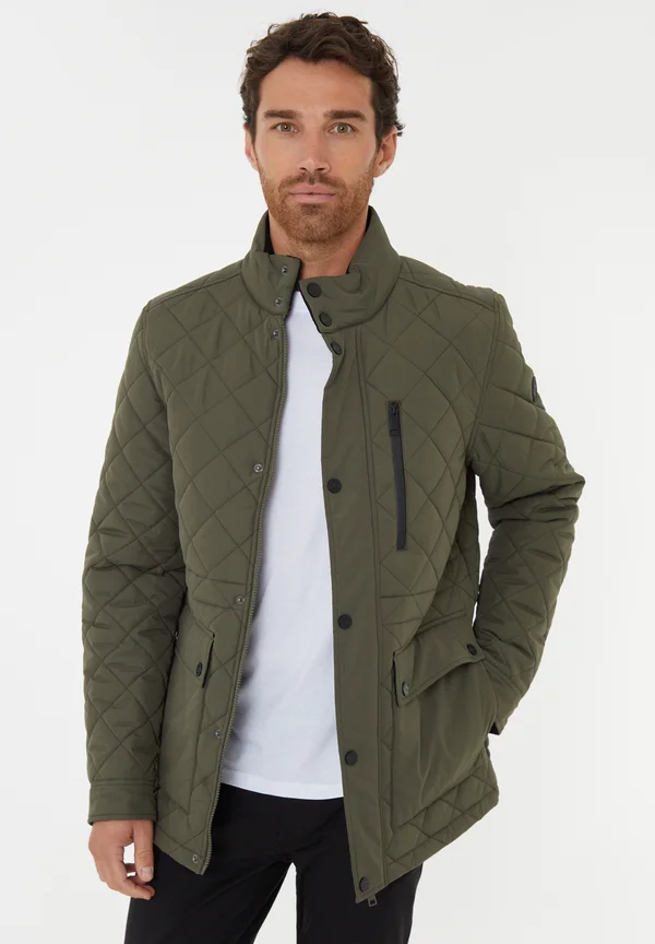 TICKET - Wintermantel - khaki