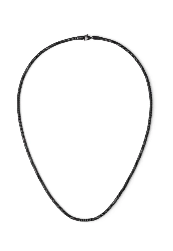 TIDE MESH NECKLACE BLACK 2.8 - Halskette - black
