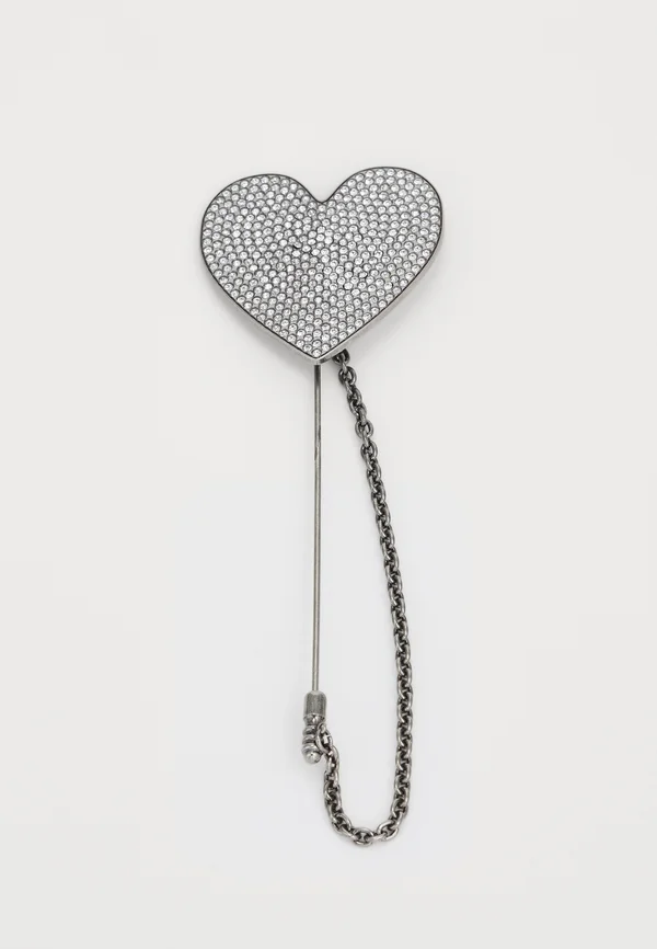 TIE CLIPS - Brosche - silver-coloured