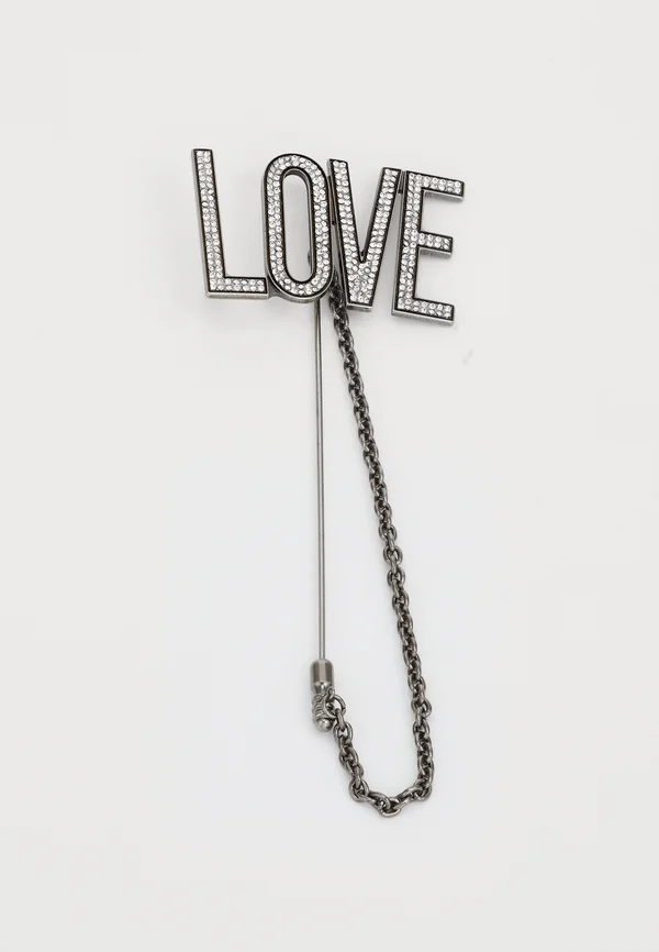 TIE CLIPS - Brosche - silver-coloured