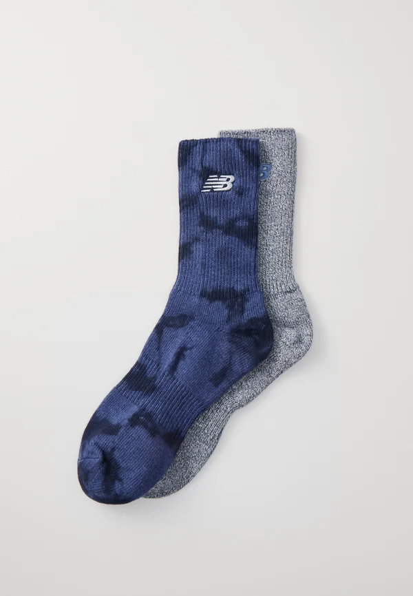 TIE DYE MIDCALF UNISEX 2 PACK - Socken - dark blue/grey