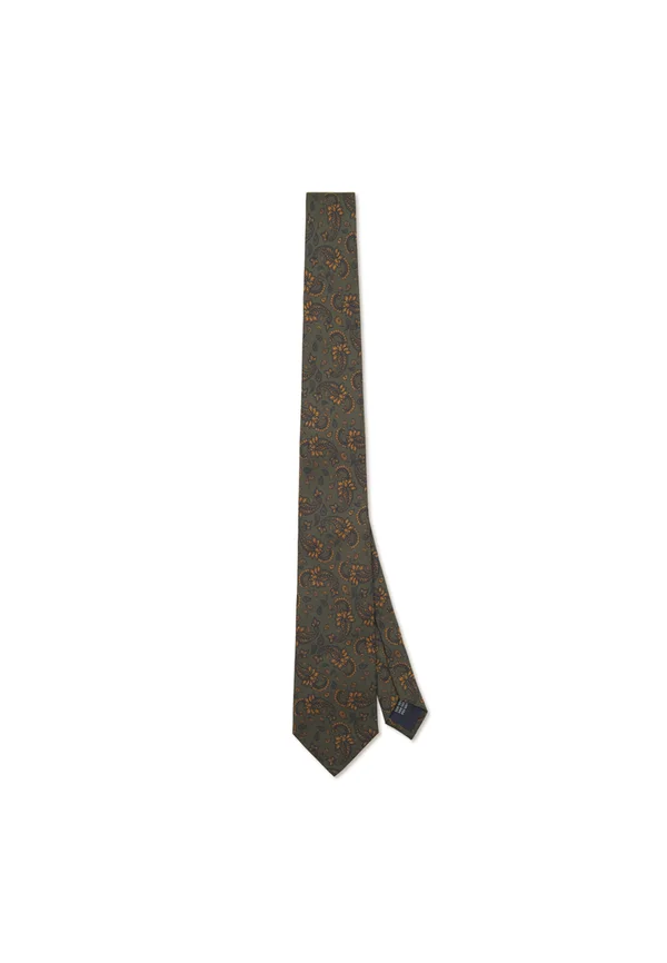 TIE - Krawatte - forest green/thai curry