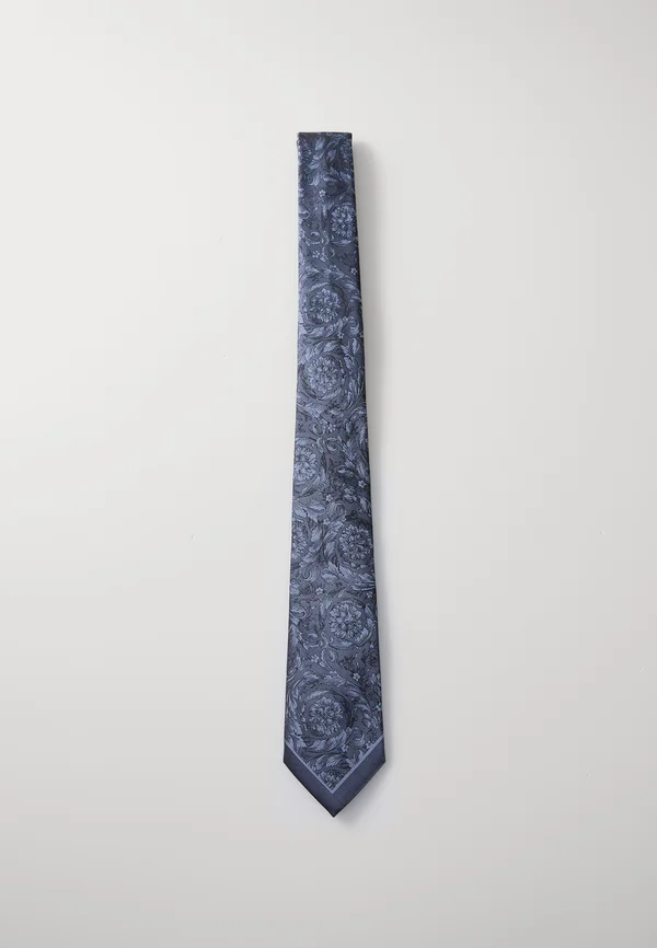 TIE SHOVEL BAROCCO - Krawatte - stone blue