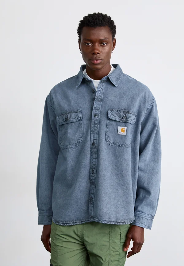 TIGAN SHIRT JACKET SMITHTOWN  - Jeansjacke - black/blue fog