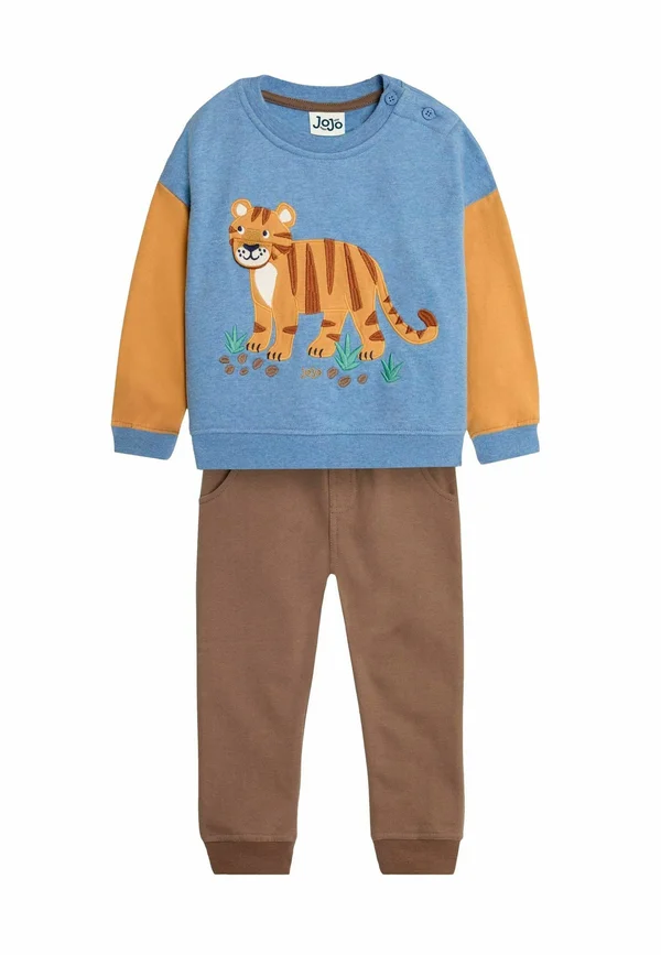 TIGER APPLIQUE  JOGGER SET - Trainingsanzug - blue