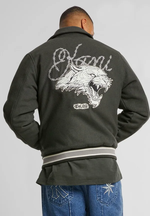 TIGER COLLEGE - Übergangsjacke - black lightgrey