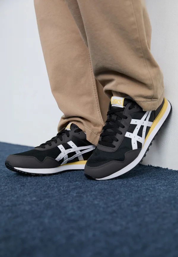 TIGER RUNNER II UNISEX - Sneaker low - black/white