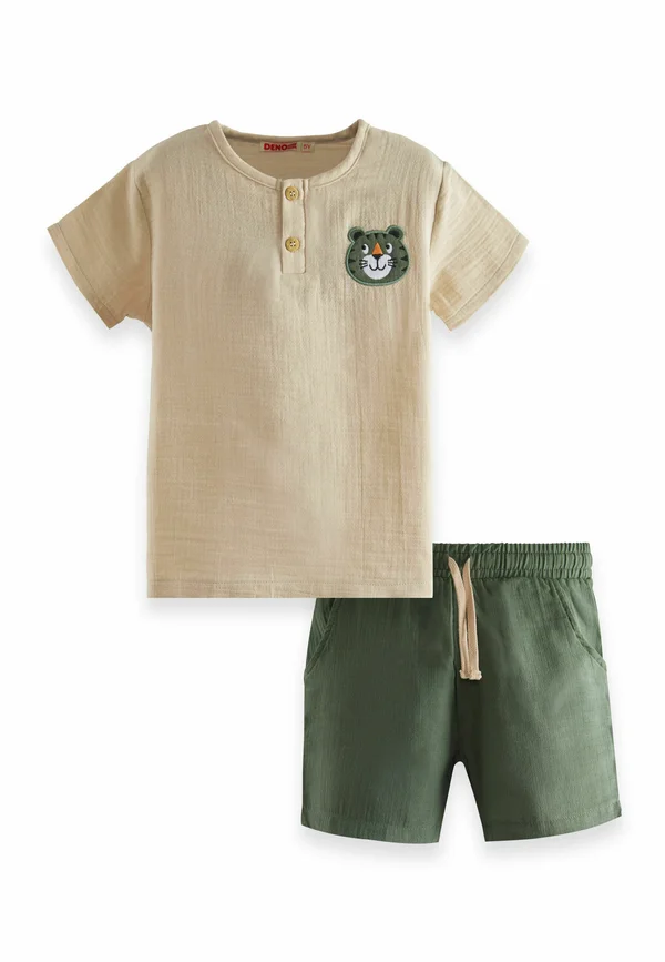 TIGER SET - Shorts - beige