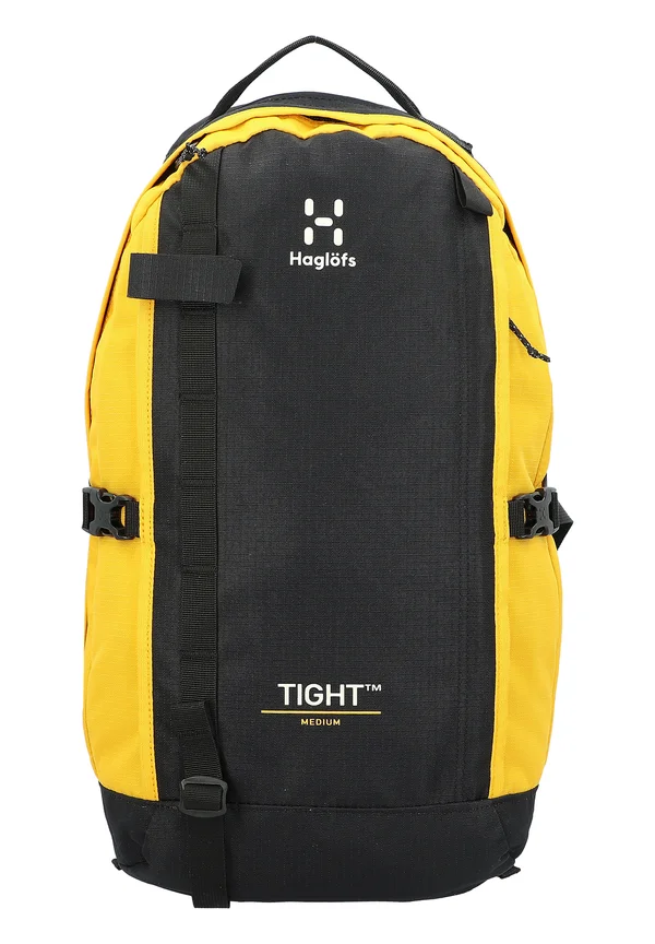 TIGHT MEDIUM - Tourenrucksack - true black pumpkin yellow