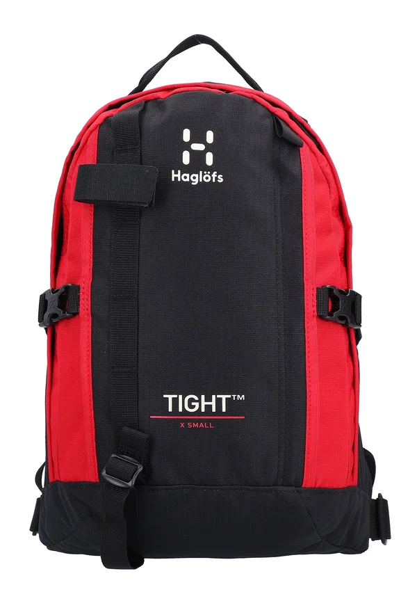 TIGHT X-SMALL - Tagesrucksack - true black/scarlet red