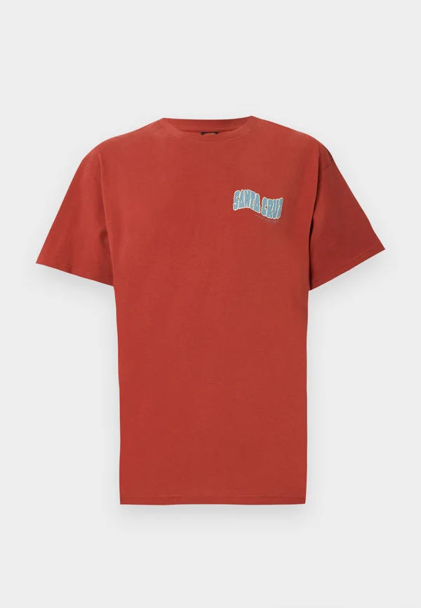 TIKI HAND BACK UNISEX - T-Shirt print - dark rust