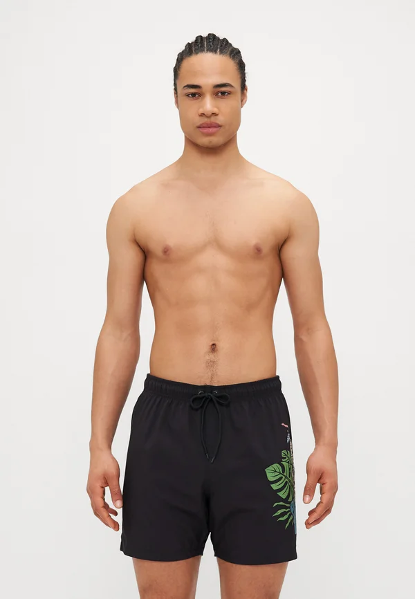 TIKI HAND - Badeshorts - black