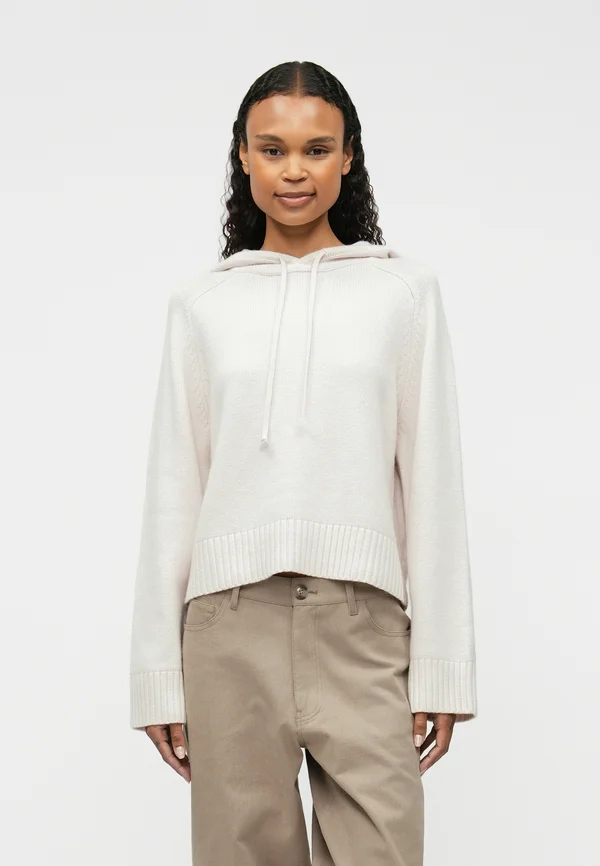 TILLY HOODIE - Strickpullover - pumice stone