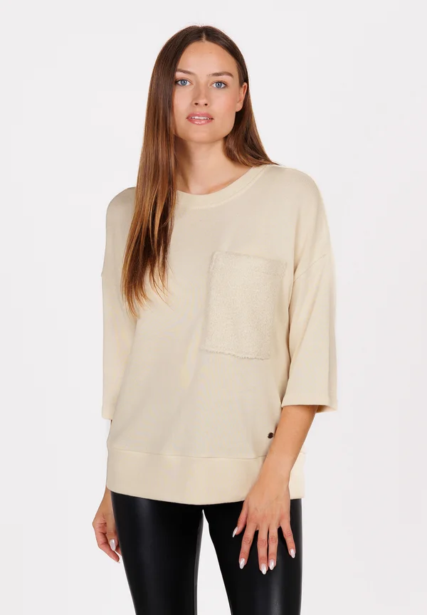 TILLY ROUND - Strickpullover - ecru