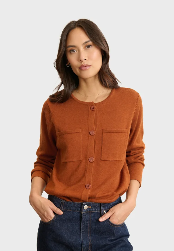 TIM - Strickjacke - hazelnut