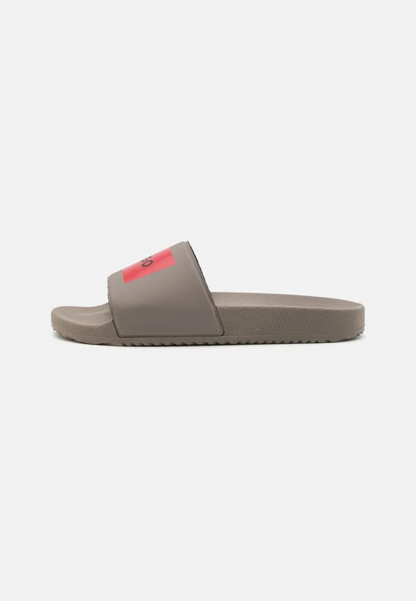 TIMEIN - Badesandale - open brown