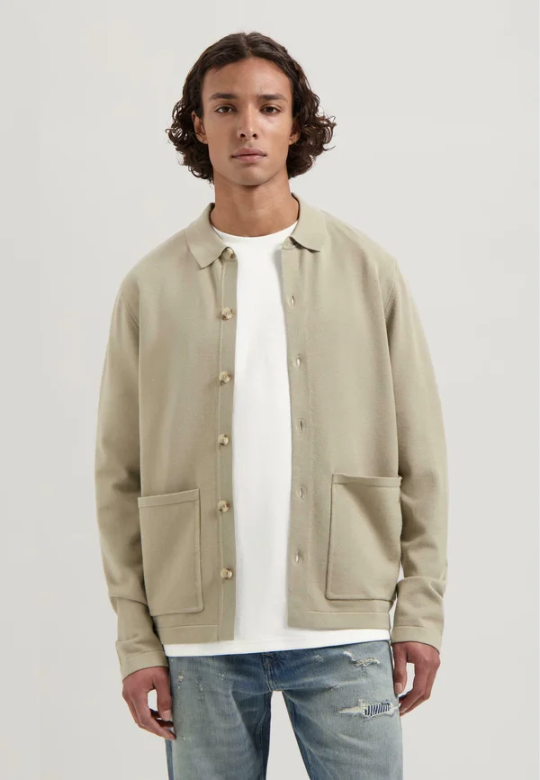 TIMMY  - Strickjacke - aluminium