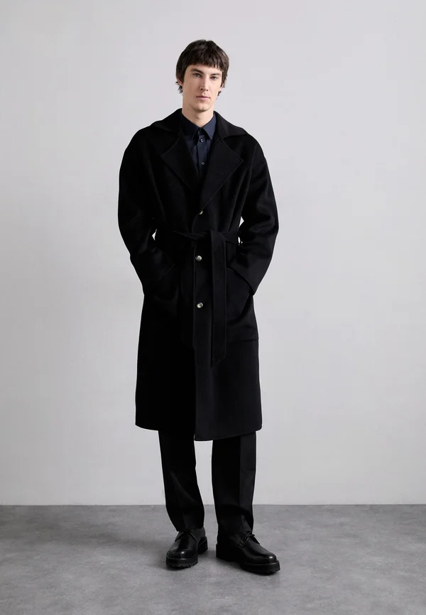 TIMO COATS - Klassischer Mantel - black