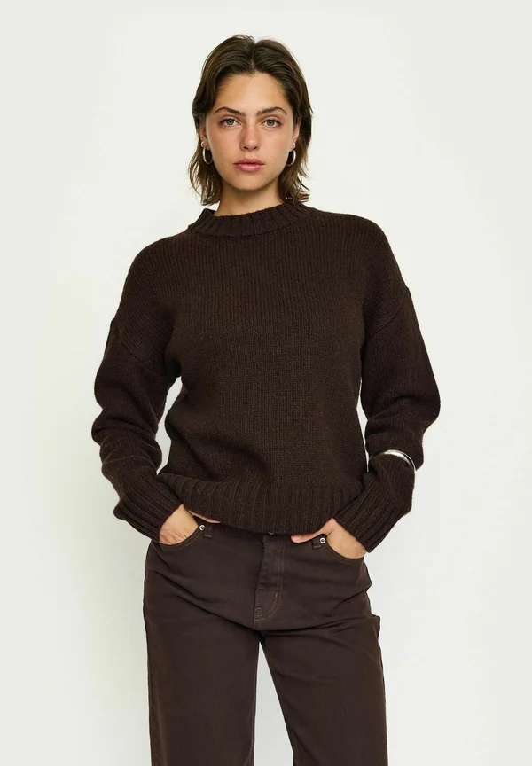 TIMO - Strickpullover - coffee bean melange