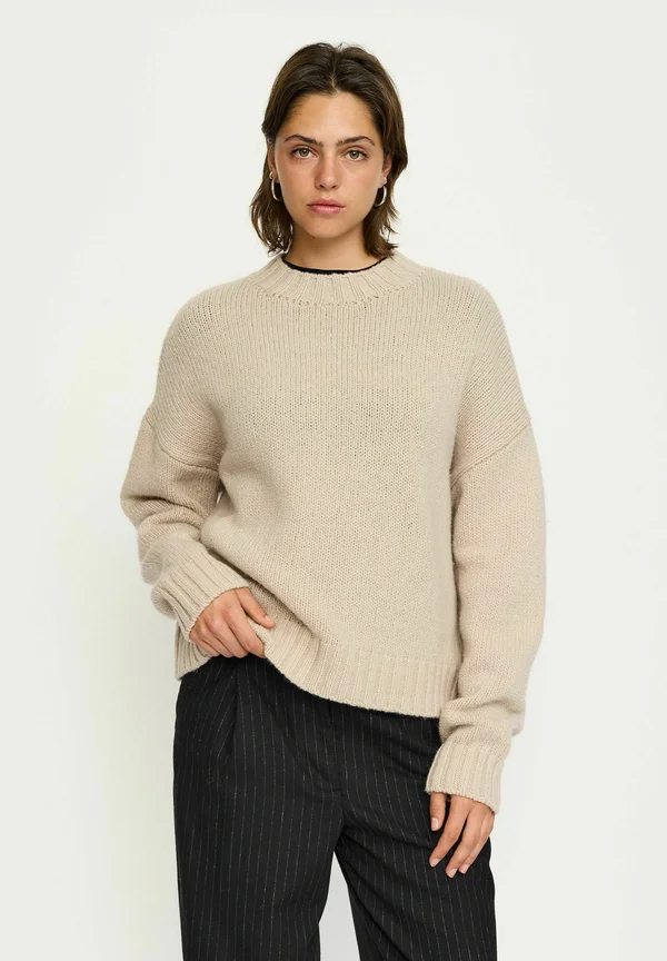 TIMO - Strickpullover - pumice stone