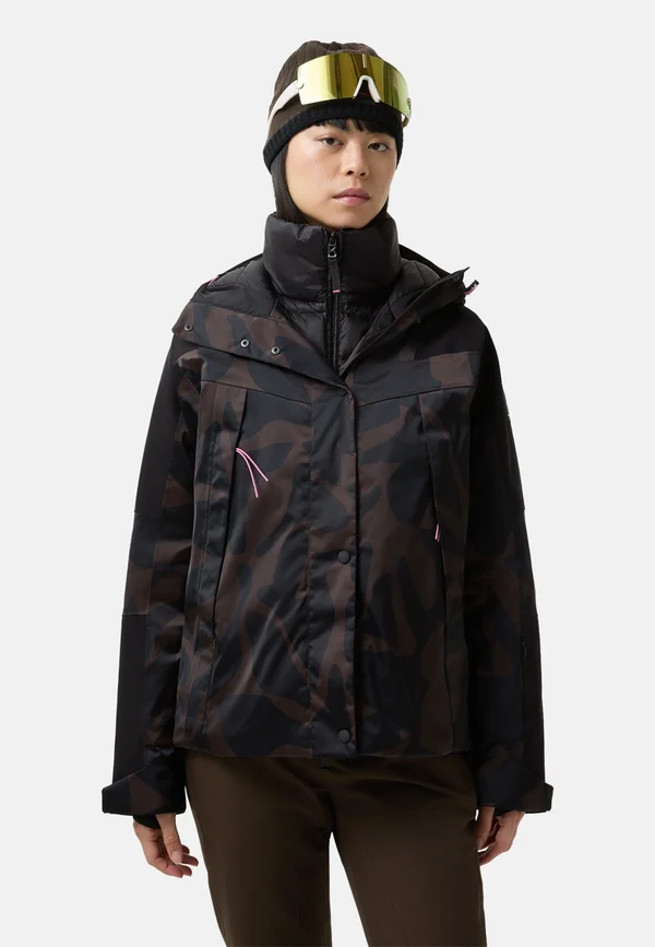 TINKA - Skijacke - chocolate schwarz