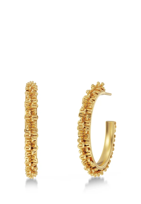 TINSEL CREOLES HOOPS - Ohrringe - gold-coloured