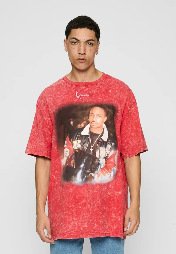 TINY SIGNATURE TEE - T-Shirt print - red