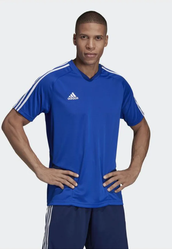 TIRO 19 AEROREADY CLIMACOOL JERSEY - T-Shirt print - blue
