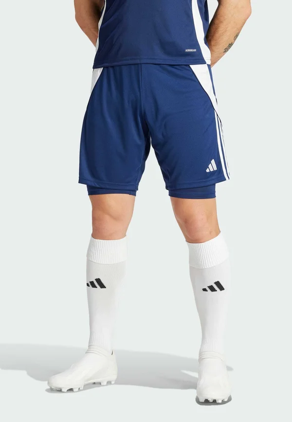 TIRO 24 2-IN-1 - Kurze Sporthose - team navy blue white