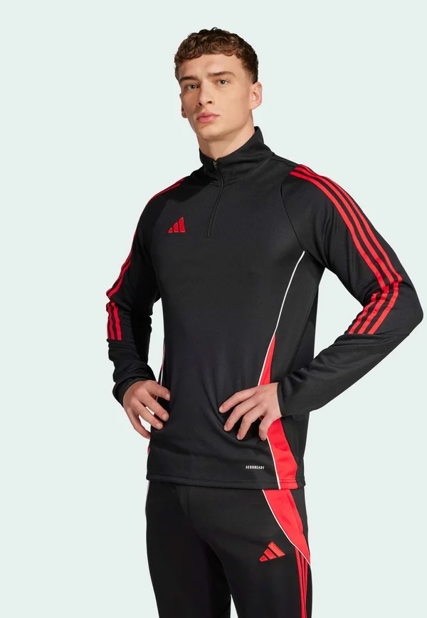 TIRO 24 - Langarmshirt - black   pure ruby