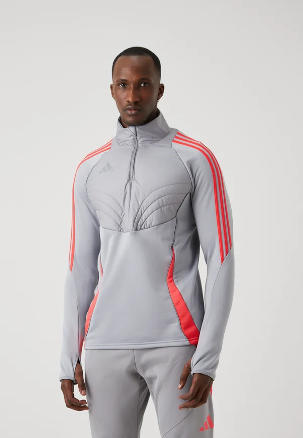 TIRO 24 WINTERIZED - Sweatshirt - light onix/shock red