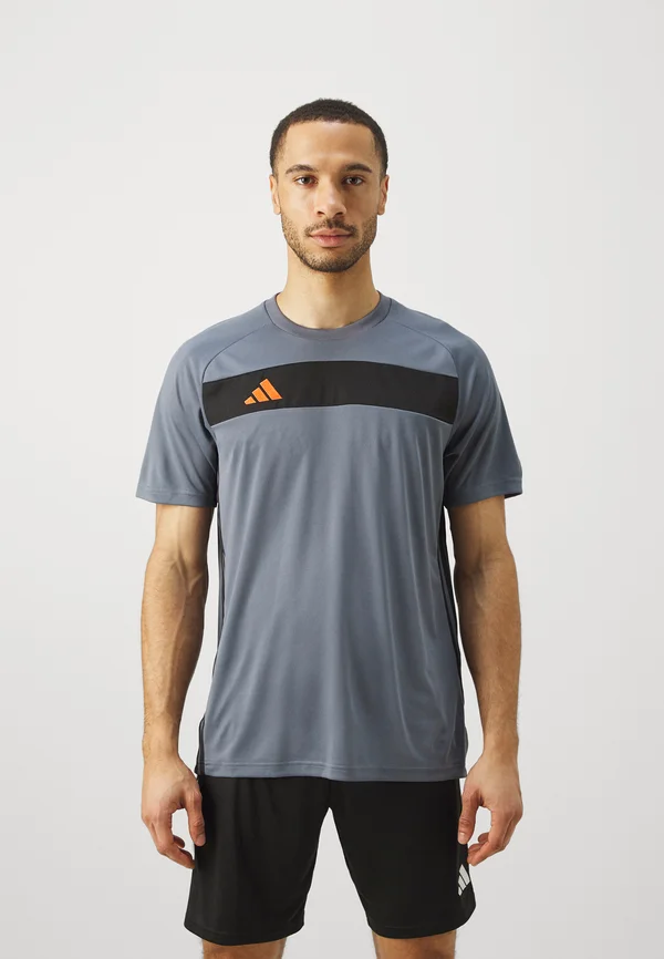 TIRO 25 ESSENTIALS - Sport T-Shirt - team onix/super orange